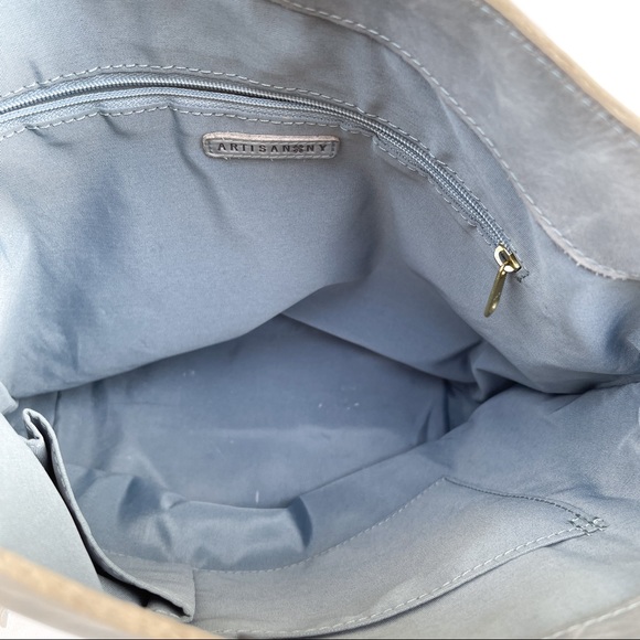 Artisan NY Blue Leather Hobo Bag - Picture 7 of 8